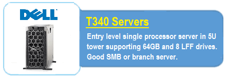 Dell T340 Servers